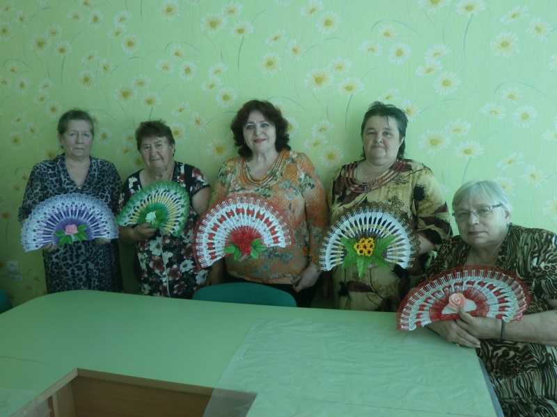 Занятие по трудотерапии в ОДП
